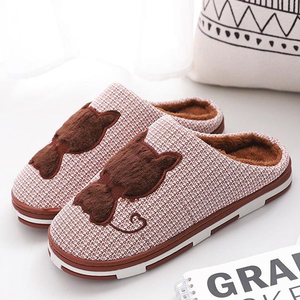 home slippers for women cat animal prints female fashion weave plush winter indoor shoes woman size 44, Black
home slippers for women cat animal prints female fashion weave plush winter indoor shoes woman size 44, Black