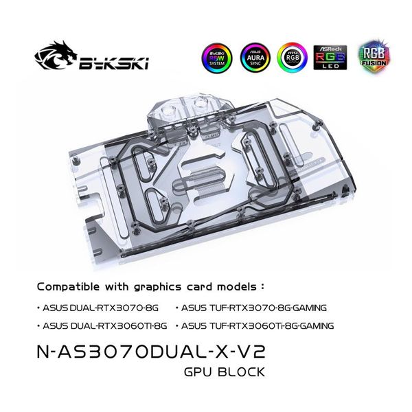 bykski 3070 3060ti gpu water cooling block for asus rtx3070 dual, graphics card liquid cooler system, n-as3070dual-x-v2 fans & coolings
bykski 3070 3060ti gpu water cooling block for asus rtx3070 dual, graphics card liquid cooler system, n-as3070dual-x-v2 fans & coolings