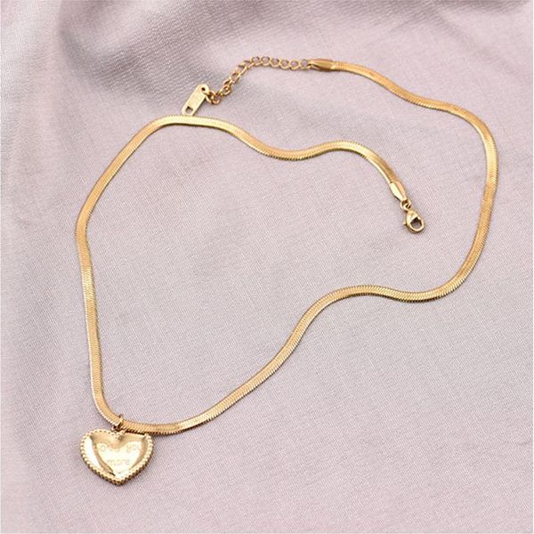chains yaologe 316l stainless steel 2021 gold color heart necklaces snake bone chain choker pendants for women fashion party jewelry, Silver
chains yaologe 316l stainless steel 2021 gold color heart necklaces snake bone chain choker pendants for women fashion party jewelry, Silver