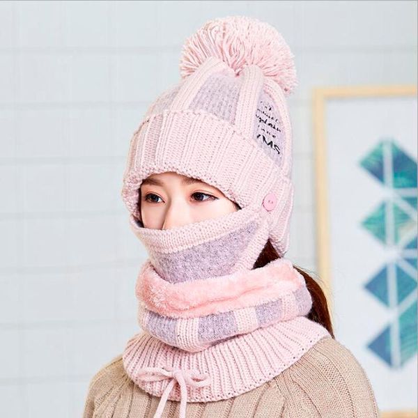 girls warm ski cap 2021 winter knitted hat scarf hats women accessory gorras wool bonnet balaclava mask beanie beanie/skull caps, Blue;gray
girls warm ski cap 2021 winter knitted hat scarf hats women accessory gorras wool bonnet balaclava mask beanie beanie/skull caps, Blue;gray