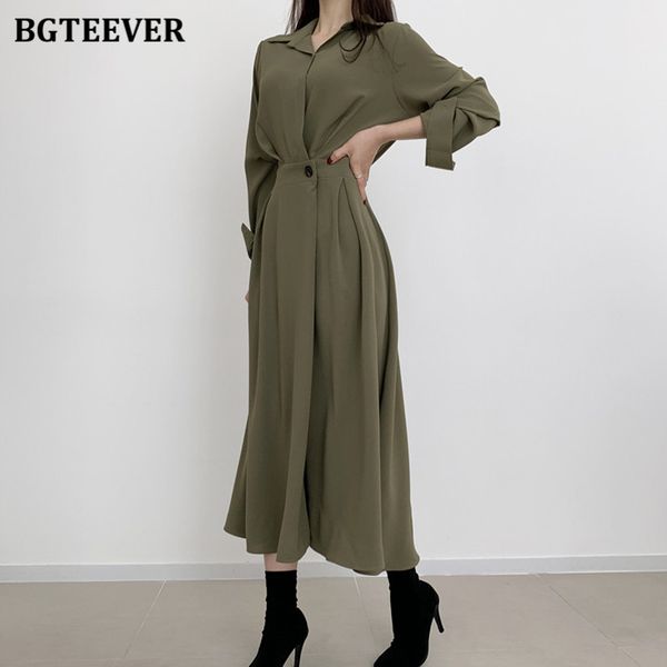 dresses new chic turn-down collar solid women dresses slim waist full sleeve summer female dress vintage a-line vestidos femme 2021 4ekp, Black;gray
dresses new chic turn-down collar solid women dresses slim waist full sleeve summer female dress vintage a-line vestidos femme 2021 4ekp, Black;gray
