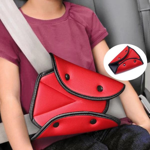 car safe seat belt cover soft adjustable children safety fixer triangle anti-ledge for child neck protection belts & accessories
car safe seat belt cover soft adjustable children safety fixer triangle anti-ledge for child neck protection belts & accessories