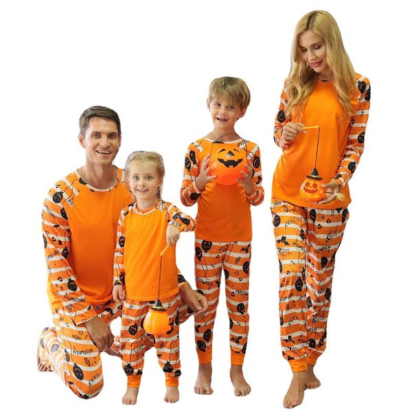 halloween family outfits long sleeve pumpkin stripe print pajamas soft holiday, Blue
halloween family outfits long sleeve pumpkin stripe print pajamas soft holiday, Blue