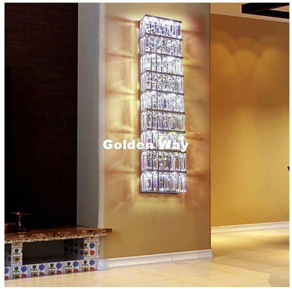wall lamp crystal for living room chrome l80cm lighting lobby modern style high-grade sconces
wall lamp crystal for living room chrome l80cm lighting lobby modern style high-grade sconces