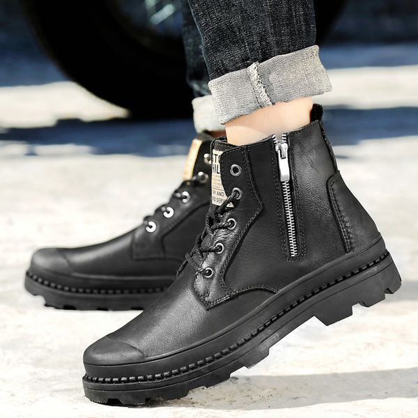 boots solid fashion outdoors spring autumn black brown pu leather round toe simplicity street styl fat casual chaussure homme comfortabl
boots solid fashion outdoors spring autumn black brown pu leather round toe simplicity street styl fat casual chaussure homme comfortabl