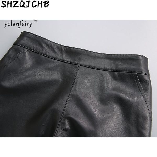 women's pants & capris jchb 2021 real genuine sheepskin leather flare for women spring autumn female clothes trousers spodnie damski, Black;white
women's pants & capris jchb 2021 real genuine sheepskin leather flare for women spring autumn female clothes trousers spodnie damski, Black;white