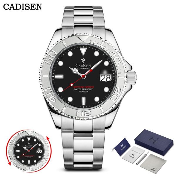 wristwatches cadisen 40mm luxury watch men automatic mechanical 100m waterproof sapphire crystal nh35 movement full steel for, Slivery;brown
wristwatches cadisen 40mm luxury watch men automatic mechanical 100m waterproof sapphire crystal nh35 movement full steel for, Slivery;brown