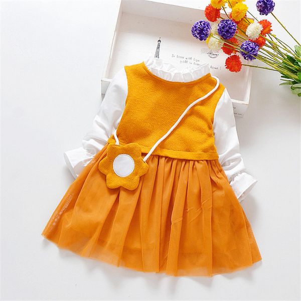 fashion baby girl clothes dresses infant baby girl long sleeve cotton toddler dress tutu ball gown dresses for girls with bag, White
fashion baby girl clothes dresses infant baby girl long sleeve cotton toddler dress tutu ball gown dresses for girls with bag, White