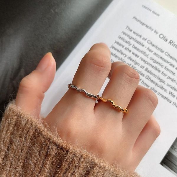 cluster rings silvology 925 sterling silver wave undulate irregular ring minimalist concave quality thin open for women office jewelry, Golden;silver
cluster rings silvology 925 sterling silver wave undulate irregular ring minimalist concave quality thin open for women office jewelry, Golden;silver
