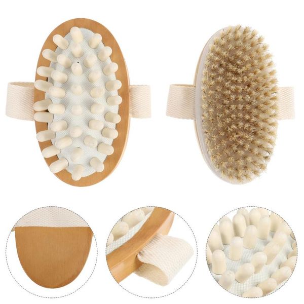 hair brushes 2pcs body scrub brush dry exfoliator for shower skincare scrubber, Silver
hair brushes 2pcs body scrub brush dry exfoliator for shower skincare scrubber, Silver