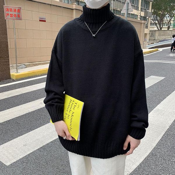 men's sweaters sweater pullover turtleneck solid color trend plus size top, White;black
men's sweaters sweater pullover turtleneck solid color trend plus size top, White;black