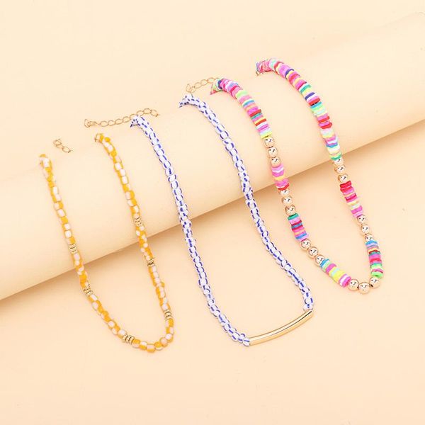chokers orztoon fashion bohemian ethnic colorful seed beads choker necklaces for women boho chic necklace set trendy female jewelry 2021, Golden;silver
chokers orztoon fashion bohemian ethnic colorful seed beads choker necklaces for women boho chic necklace set trendy female jewelry 2021, Golden;silver
