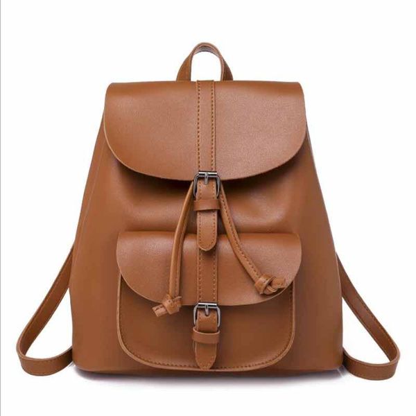 backpack simple style women leather backpacks for teenage girls school bags fashion vintage solid black shoulder bag youth
backpack simple style women leather backpacks for teenage girls school bags fashion vintage solid black shoulder bag youth