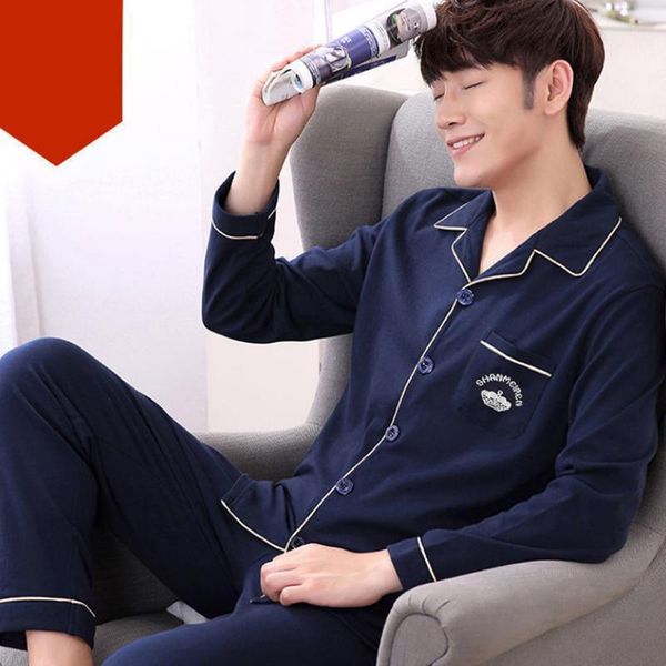 spring autumn pajama sets suit knitted cotton casual long sleeve sleepwear plaid home wear plus size comfortable pajamas for men men's, Black;brown
spring autumn pajama sets suit knitted cotton casual long sleeve sleepwear plaid home wear plus size comfortable pajamas for men men's, Black;brown