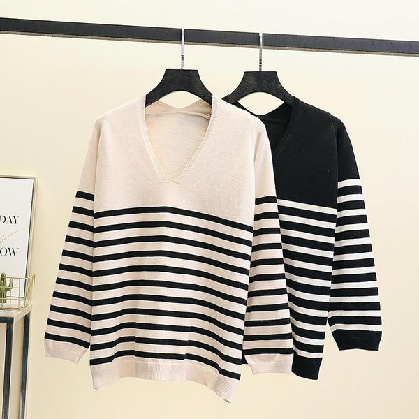 women's sweaters sweater y2k 2021 goth korean fashion long sleeve gothic kawaii clothes winter striped womens knitting, White;black
women's sweaters sweater y2k 2021 goth korean fashion long sleeve gothic kawaii clothes winter striped womens knitting, White;black