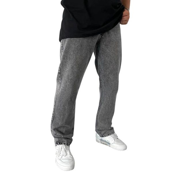 men's jeans men loose straight leg denim pants low waist male casual solid pencil hip hop long retro trousers streetwear, Blue
men's jeans men loose straight leg denim pants low waist male casual solid pencil hip hop long retro trousers streetwear, Blue