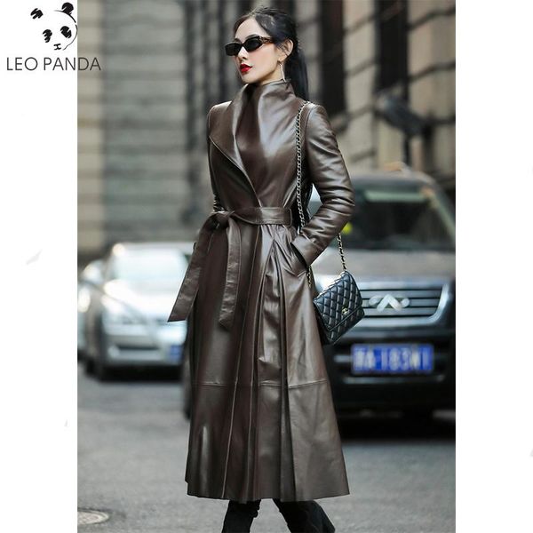 women's leather & faux 100% real sheepskin coat 2021 autumn winter jacket women genuine long trench coats chaqueta mujer, Black
women's leather & faux 100% real sheepskin coat 2021 autumn winter jacket women genuine long trench coats chaqueta mujer, Black