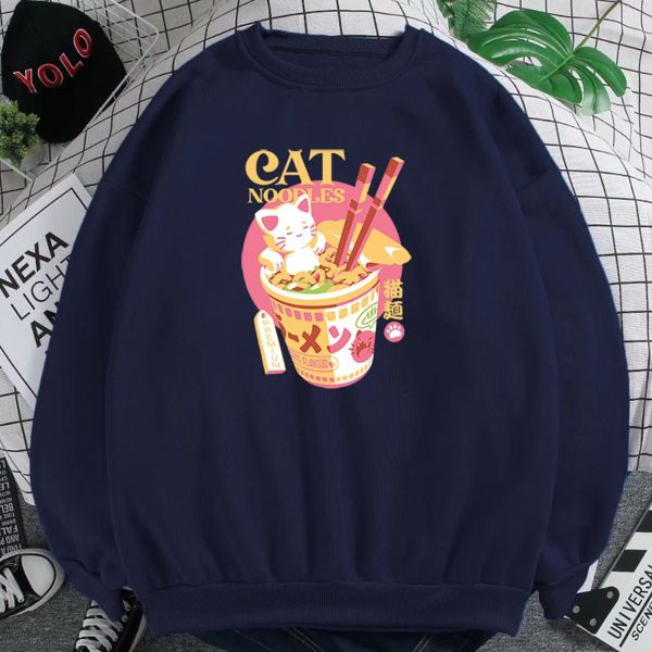 cat instant noodle pattern print o-neck sweatshirt woman oversized fashion couple pullovers warm aesthetics women's hoodies & sweatshir, Black
cat instant noodle pattern print o-neck sweatshirt woman oversized fashion couple pullovers warm aesthetics women's hoodies & sweatshir, Black
