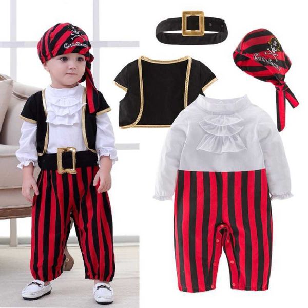 pirate captain cosplay costume baby romper boys bodysuits christmas fancy clothes halloween costumes kids children jumpsuits q0910, Blue
pirate captain cosplay costume baby romper boys bodysuits christmas fancy clothes halloween costumes kids children jumpsuits q0910, Blue
