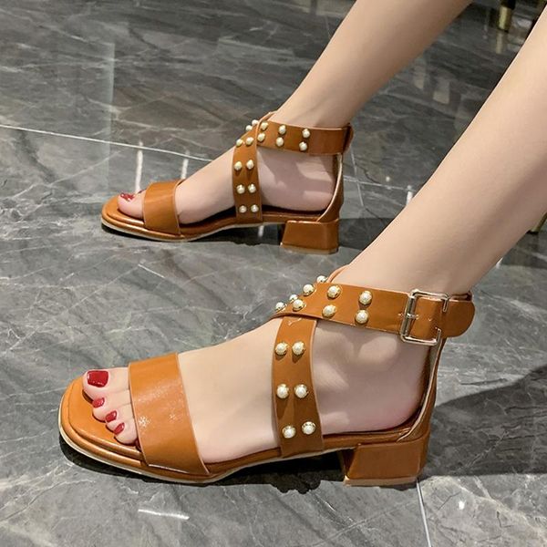 sandals summer pearl buckle square heels women 2021 vintage cross strap gladiator shoes woman thick heel ladies, Black
sandals summer pearl buckle square heels women 2021 vintage cross strap gladiator shoes woman thick heel ladies, Black