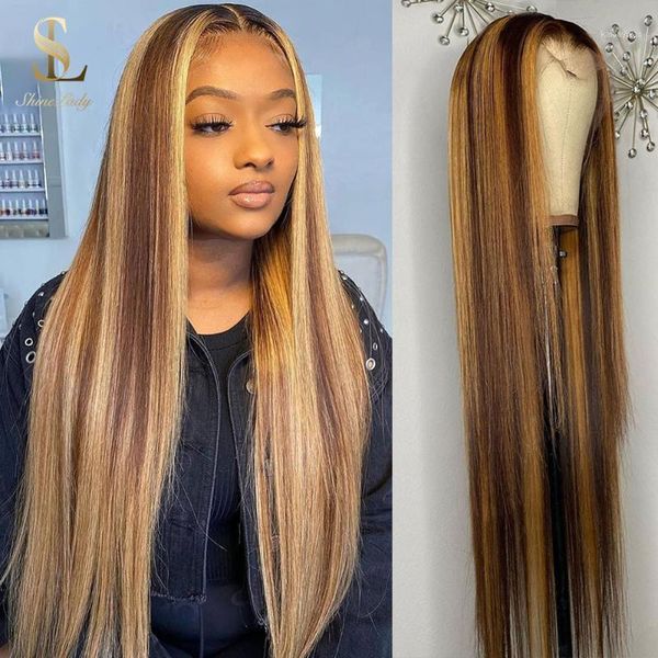 shinelady highlight wig brown colored human hair wigs 13x6x1 ombre straight lace front wigs1, Black;brown
shinelady highlight wig brown colored human hair wigs 13x6x1 ombre straight lace front wigs1, Black;brown