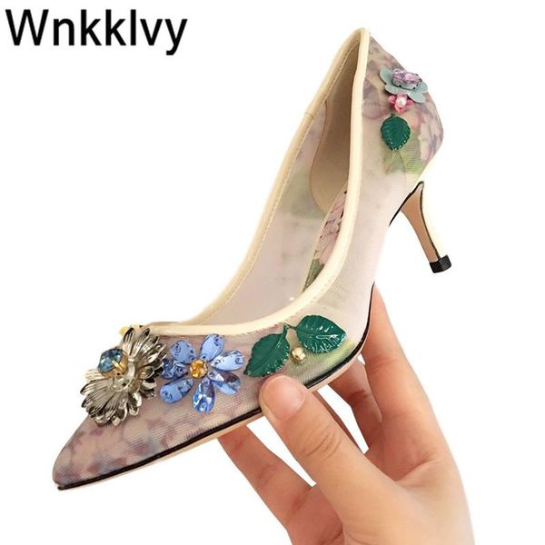 dress shoes women high heel pumps air mesh crystal matal beaded flowers decor party bridal wedding pointed toe summer, Black
dress shoes women high heel pumps air mesh crystal matal beaded flowers decor party bridal wedding pointed toe summer, Black