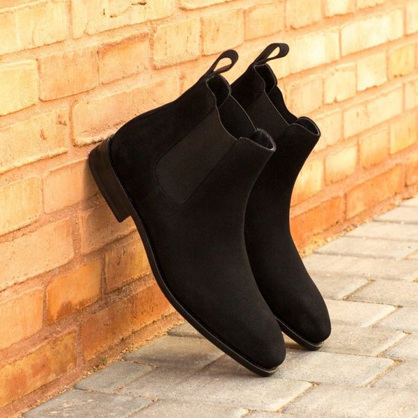 dress shoes men's boots chelsea suede men's shoes classic comfortable slip-on concise tenure zapate security mujer kr007 59us, Black
dress shoes men's boots chelsea suede men's shoes classic comfortable slip-on concise tenure zapate security mujer kr007 59us, Black