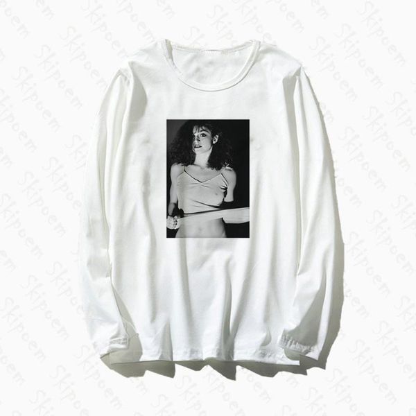 women's t-shirt madonna louise t shirt women korean style gothic harajuku kawaii plus size cotton long sleeve clothes femme, White
women's t-shirt madonna louise t shirt women korean style gothic harajuku kawaii plus size cotton long sleeve clothes femme, White