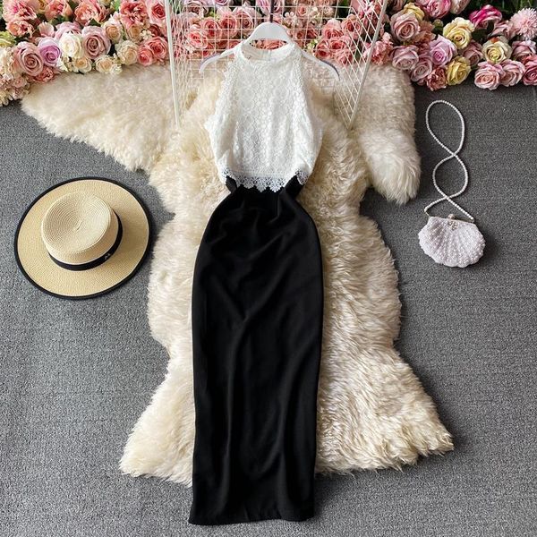 womens dress halter lace patchwork bodycon party women vintage sleeveless off shoulder elegant vestidos female cap sleeve fashion, Black;gray
womens dress halter lace patchwork bodycon party women vintage sleeveless off shoulder elegant vestidos female cap sleeve fashion, Black;gray