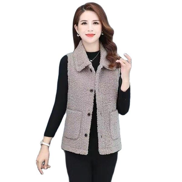 women's vests fashion faux wool vest coat winter warm women waist fur pocket outwear jacket for ladiesear, Black;white
women's vests fashion faux wool vest coat winter warm women waist fur pocket outwear jacket for ladiesear, Black;white