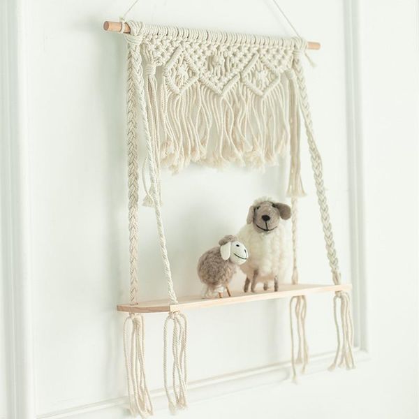 tapestries cilected home decoration macrame rope tapestry rack wooden shelf floating plant hanging wall shelves crafts
tapestries cilected home decoration macrame rope tapestry rack wooden shelf floating plant hanging wall shelves crafts