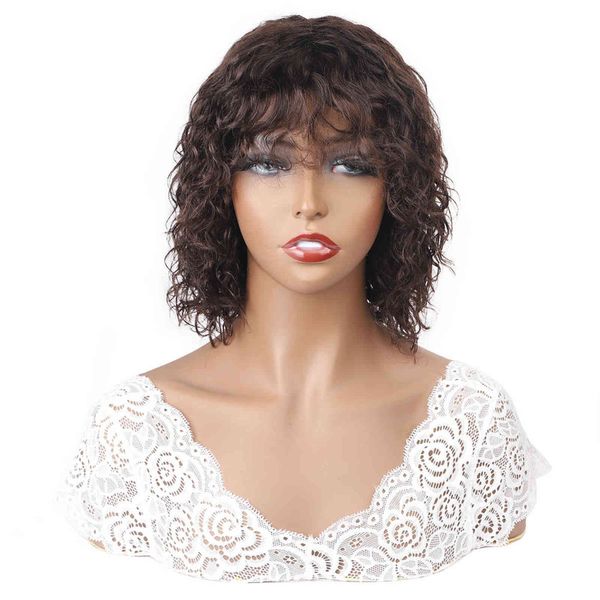 ishow 2 brazilian deep human hair wigs with bangs machine made wigs peruvian wave none lace wigs indian hair malaysian water, Black;brown
ishow 2 brazilian deep human hair wigs with bangs machine made wigs peruvian wave none lace wigs indian hair malaysian water, Black;brown
