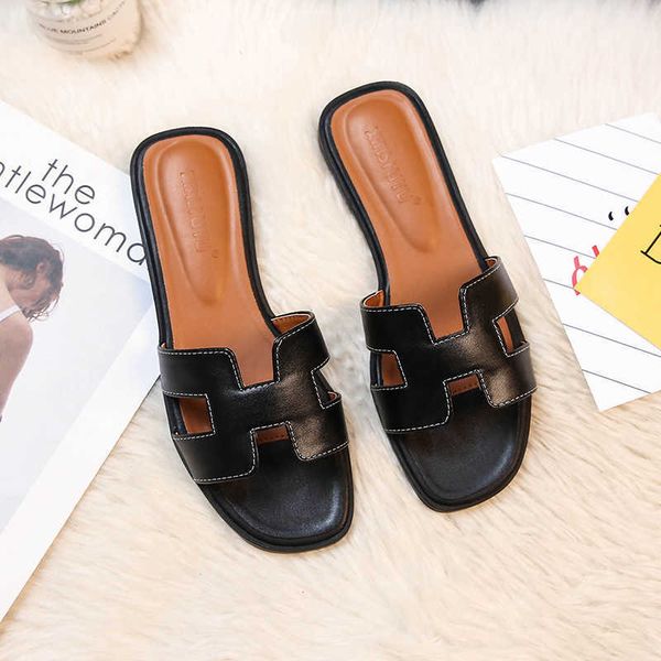 luxury designer slippers women shoes square toe womens slippers pu leather ladies summer slides flats sandals plus size y0714, Black
luxury designer slippers women shoes square toe womens slippers pu leather ladies summer slides flats sandals plus size y0714, Black
