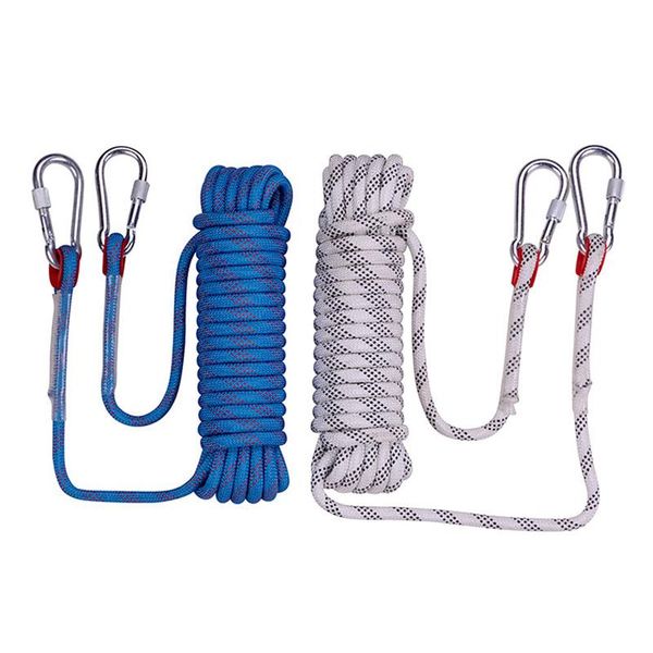 10m 20m 30m outdoor rock climbing rope emergency paracord rescue safety with carabiner high strength hiking accessory cords, slings and webb
10m 20m 30m outdoor rock climbing rope emergency paracord rescue safety with carabiner high strength hiking accessory cords, slings and webb