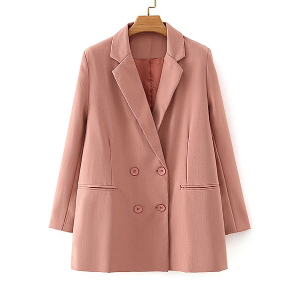 blsqr pink blazer women autumn double breasted suit pocket design casual jackets ladies office lady 210430, White;black
blsqr pink blazer women autumn double breasted suit pocket design casual jackets ladies office lady 210430, White;black