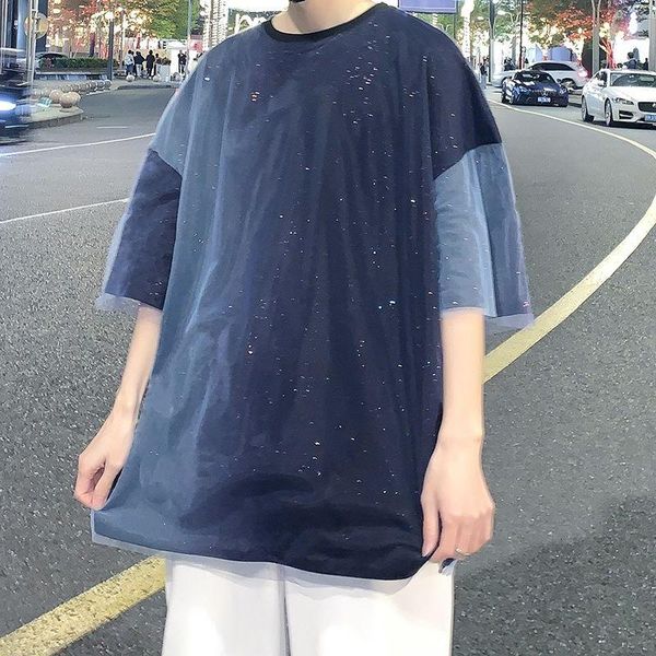 mesh gradient color o-neck t-shirt men korean fashion loose cotton streetwear hip-hop short-sleeved men's t-shirts, White;black
mesh gradient color o-neck t-shirt men korean fashion loose cotton streetwear hip-hop short-sleeved men's t-shirts, White;black