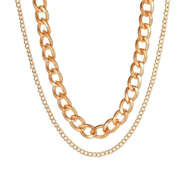 gothic double layered thick chunky chain choker necklace jewelry for women punk hip hop circle charm chokers, Golden;silver
gothic double layered thick chunky chain choker necklace jewelry for women punk hip hop circle charm chokers, Golden;silver