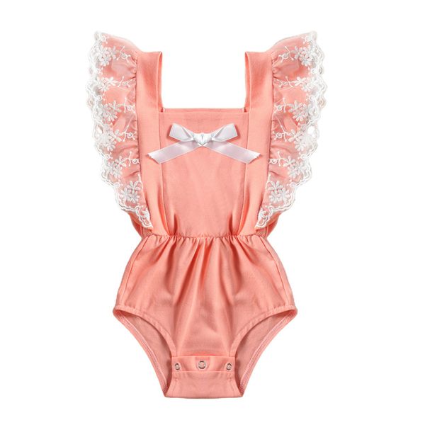 baby girls fashion solid color sleeveless lace jumpsuits summer sweet bow lace trim fly sleeve triangle romper outfits, Blue
baby girls fashion solid color sleeveless lace jumpsuits summer sweet bow lace trim fly sleeve triangle romper outfits, Blue