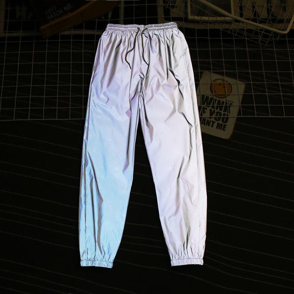men's pants men streetwear reflective night sweatpants elastic waist male hip hop skateboard fashion harajuku loose jogger casual, Black
men's pants men streetwear reflective night sweatpants elastic waist male hip hop skateboard fashion harajuku loose jogger casual, Black