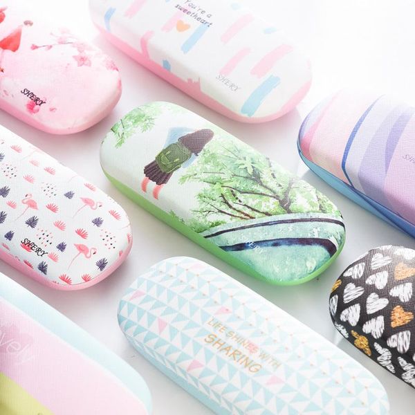sunglasses cases & bags creative girl heart pink glasses box metal leather student myopia eyeglasses fashion flowers scenery case
sunglasses cases & bags creative girl heart pink glasses box metal leather student myopia eyeglasses fashion flowers scenery case