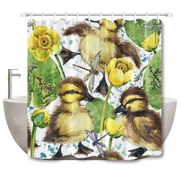 cute duck dragonfly and water lily watercolor shower curtains bathroom curtain waterproof washable fabric for bathtub
cute duck dragonfly and water lily watercolor shower curtains bathroom curtain waterproof washable fabric for bathtub