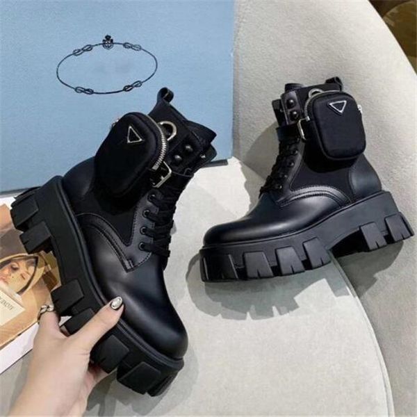 autumn winter women rois martin boots military inspired combat boots nylon pouch attached to the ankle with strap ankle boots, Black
autumn winter women rois martin boots military inspired combat boots nylon pouch attached to the ankle with strap ankle boots, Black
