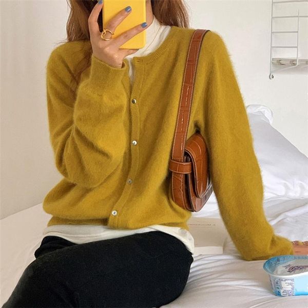women's knits & tees wayoflove raccoon hair autumn winter sweater cardigan women casual knitted button sweaters yellow, White
women's knits & tees wayoflove raccoon hair autumn winter sweater cardigan women casual knitted button sweaters yellow, White