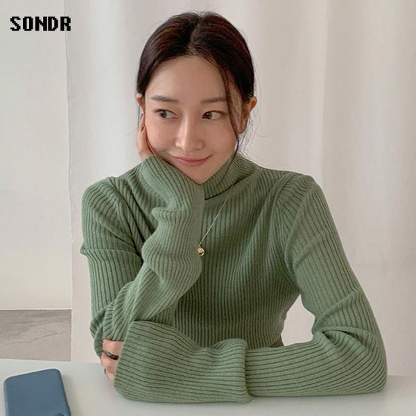 women's sweaters korean one-piece knit 2021 winter clothing candy colors high-neck pullover slim pit strip warm long-sleeved knitted sw, White;black
women's sweaters korean one-piece knit 2021 winter clothing candy colors high-neck pullover slim pit strip warm long-sleeved knitted sw, White;black