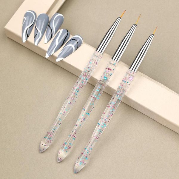 nail brushes 3pcs art line grid pen french stripe ultra-thin nylon hair slim tips uv gel 3d diy manicure drawing painting tools, Yellow
nail brushes 3pcs art line grid pen french stripe ultra-thin nylon hair slim tips uv gel 3d diy manicure drawing painting tools, Yellow