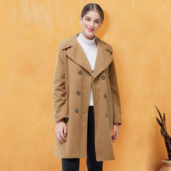 women's wool & blends winter warm coat women elegant long turn down collar outwear jacket female korea fahion black cltothing 2021 autu
women's wool & blends winter warm coat women elegant long turn down collar outwear jacket female korea fahion black cltothing 2021 autu