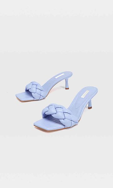 slippers lmcavasun summer woven 7cm thin heel women slides square toe casual slippers w3xs, Black
slippers lmcavasun summer woven 7cm thin heel women slides square toe casual slippers w3xs, Black