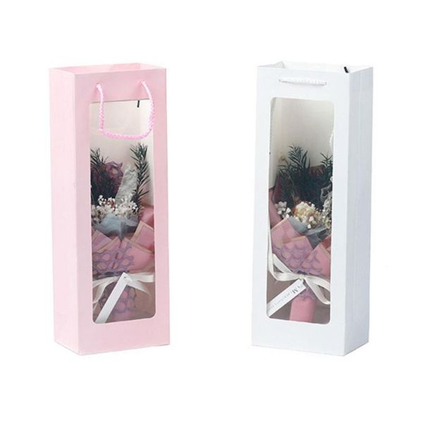 gift wrap creative portable flower box bag square florist handy bags with clear window diy wedding rose party packaging
gift wrap creative portable flower box bag square florist handy bags with clear window diy wedding rose party packaging