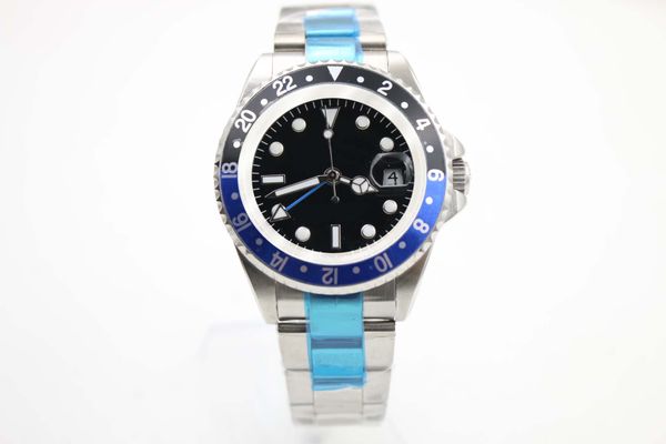 men's mechanical watch 116710 business casual modern silver white stainless steel case black blue ring dial 4-pin calendar folding buck, Slivery;brown
men's mechanical watch 116710 business casual modern silver white stainless steel case black blue ring dial 4-pin calendar folding buck, Slivery;brown