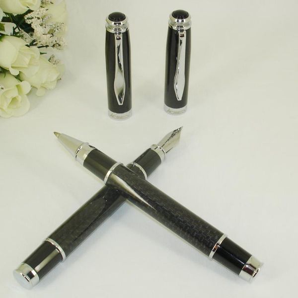 fountain pens acmecn 2pcs / lot black carbon fiber pen and liquid ink roller set luxious office business gifts writing instrument
fountain pens acmecn 2pcs / lot black carbon fiber pen and liquid ink roller set luxious office business gifts writing instrument